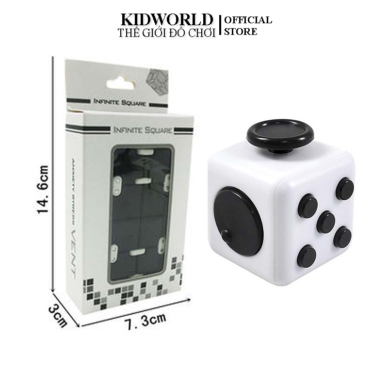 Combo giảm stress Fidget Cube + Infinity Cube Vô Cực Thần Kỳ