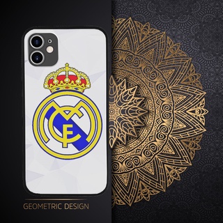 Ốp bóng đá CLB Real Madrid logo nền trắng cực đẹp cho Iphone 5 6 7 8 Plus 11 12 Pro Max X Xr FOO20211890