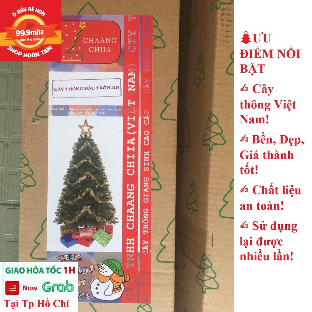 Cây Thông Noel Mini 90cm Đủ Phụ Kiện Trang Trí Noel Giáng Sinh - Cây Thông Mini Để Bàn Có Đèn Full Phụ Kiện