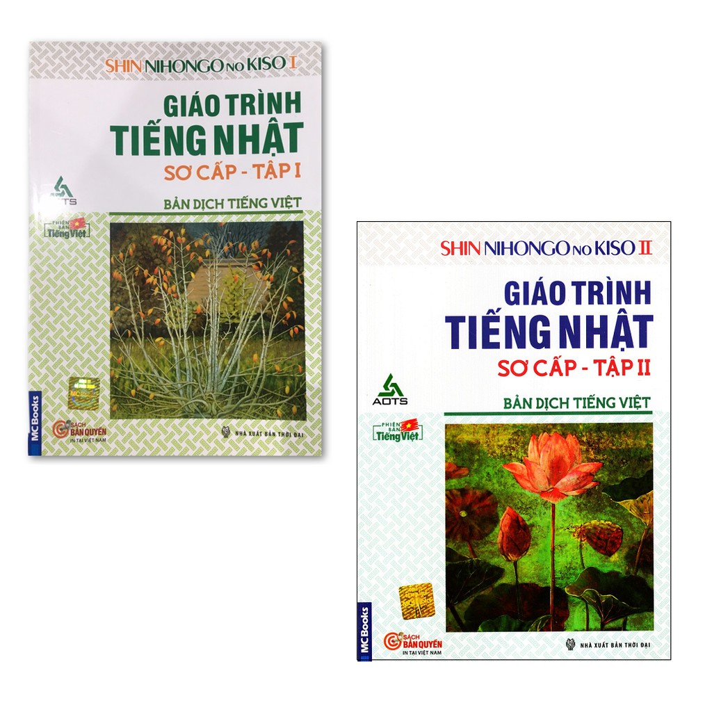 Sách MCBooks - Combo Giáo Trình Tiếng Nhật Sơ Cấp Tập 1 + Tập 2 (Bản Dịch Tiếng Việt)