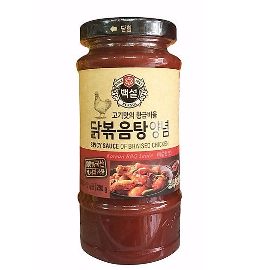 Sốt Ướp Thịt Gà BBQ Hàn Quốc Beksul 290 Gr