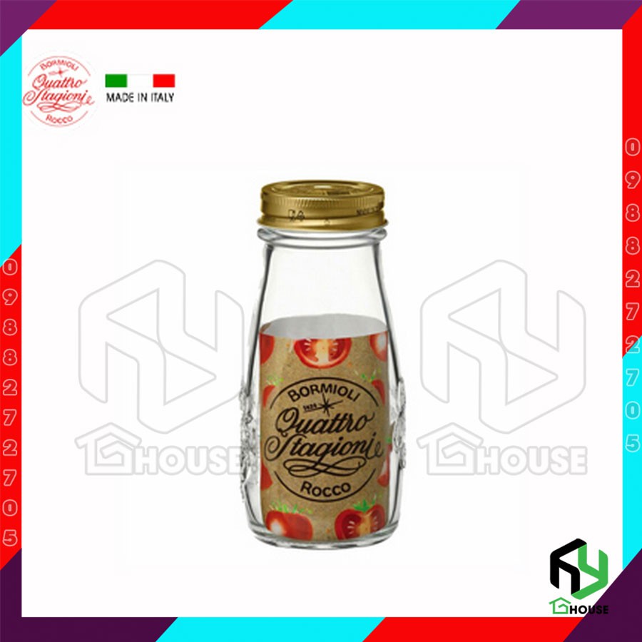[ITALY] Chai đựng sữa hạt QUATTRO 400ml - Bormioli Rocco | BigBuy360 - bigbuy360.vn