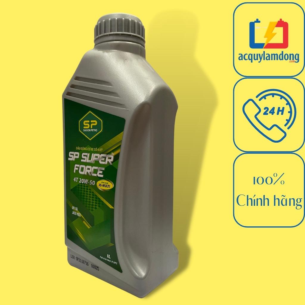 DẦU NHỚT XE SỐ  SP SUPER FORCE 4T SG 20W-50  dùng cho xe HONDA BLADE,YAMAHA JUPITER,Wave125,Wave Z,Wave RSX...