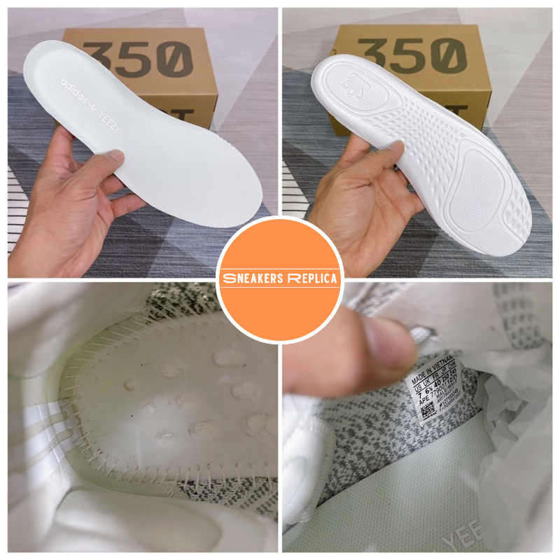 Giày Yeezy 350 V2 Cloud White màu đẹp boost nén siêu êm - BẢN CAO CẤP