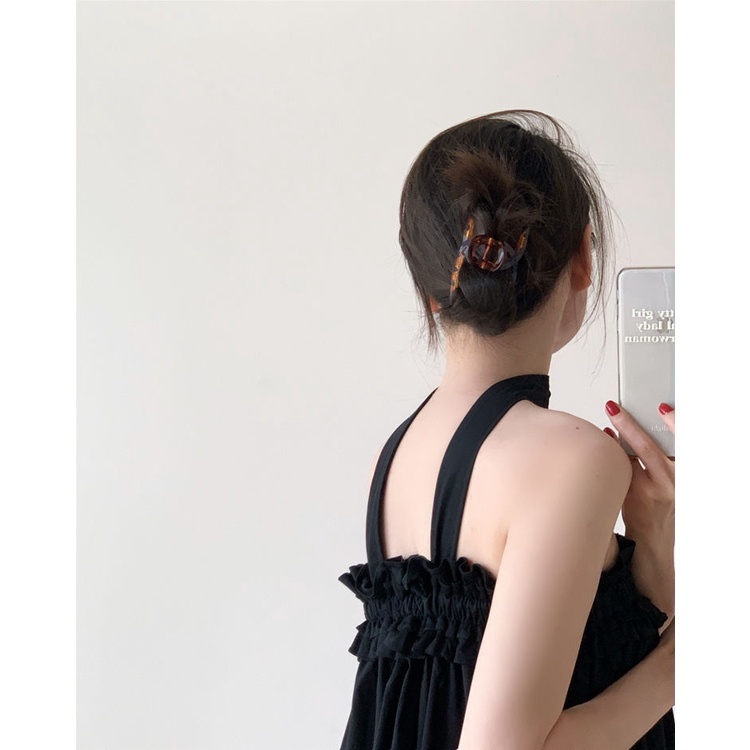 [Spot] Women's Personalized Dresses Tubular Turtleneck Tops Black Mini Skirts Long Elegant Skirts Long Sleeveless Dresses