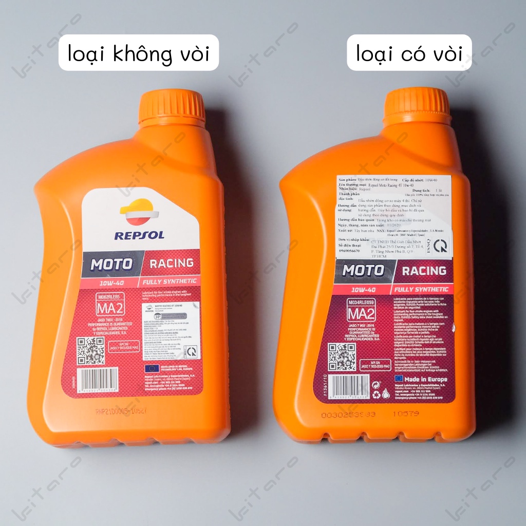 Nhớt Repsol Racing 10w40 - Nhớt Tổng Hợp 100%