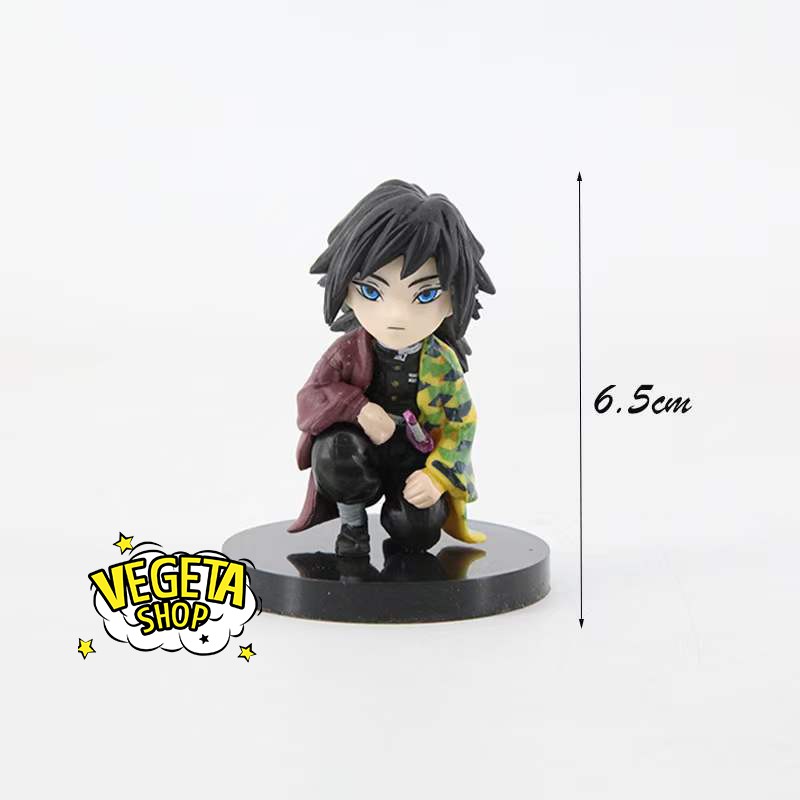 Mô hình Kimetsu No Yaiba - Mô hình thanh gươm diệt quỷ - Set 4 trụ cột Tokitou Giyuu Shinobu Rengoku - Cao 6,5cm