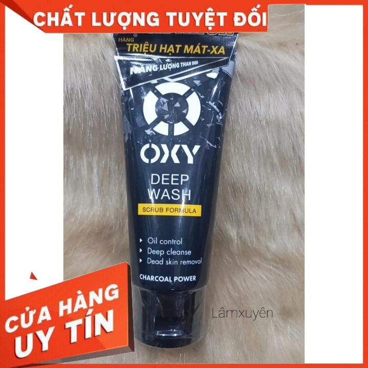 Sữa Rửa Mặt Oxy 100g Mẫu Mới – Sạch Nhờn, Ngừa Mụn, Sáng Da đánh bật nhờn – mụn – sạm.Tút da sáng,sạch,cực đã!
