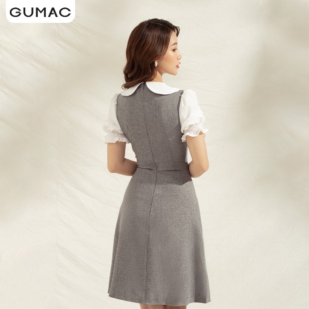 Đầm cổ sen phối nơ DA1122 GUMAC | BigBuy360 - bigbuy360.vn