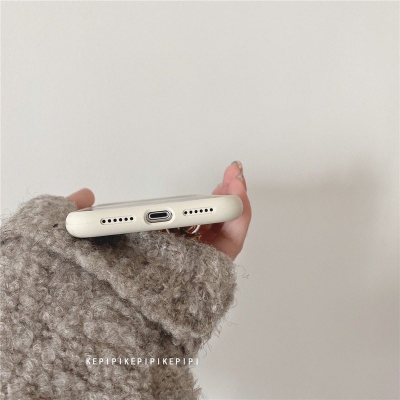 Ốp điện thoại vòng đeo tay chất lỏng màu trắng cổ xưa phong cách Hàn Quốc cho Apple 11promax | BigBuy360 - bigbuy360.vn