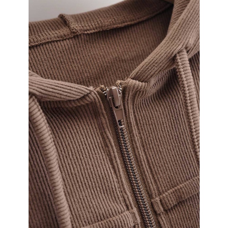 Áo Khoác Hoodie Tay Dài Thoáng Khí Phong Cách Âu Mỹ Thời Trang Mùa Hè Cho Nữ 0408