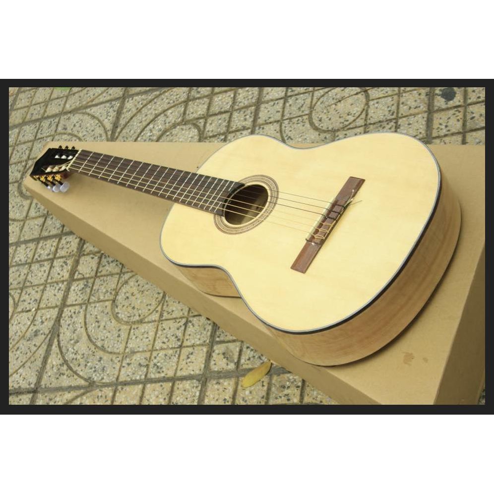 Guitar classic gỗ nguyên tấm cho người mới tập ES180