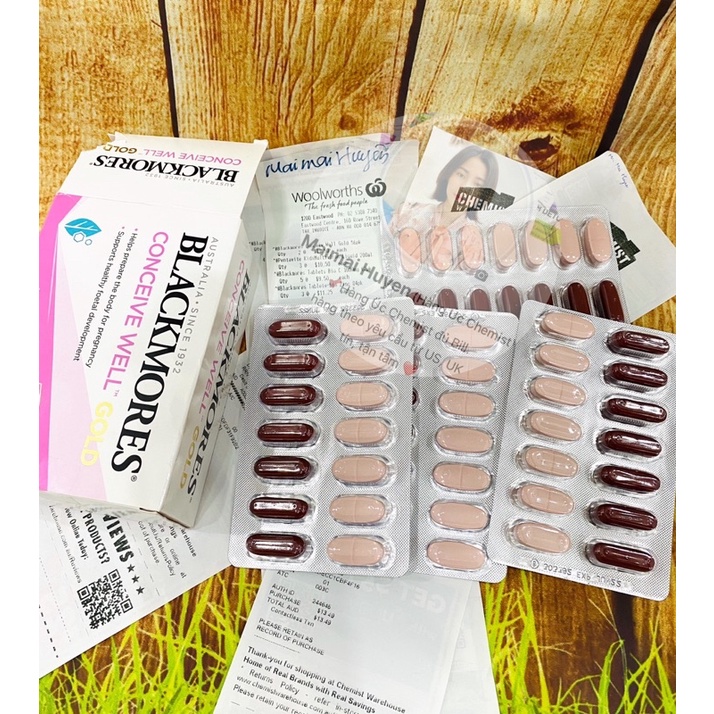 Viên uống Tăng khả năng thụ Thai-Bổ Trứng Blackmore Úc