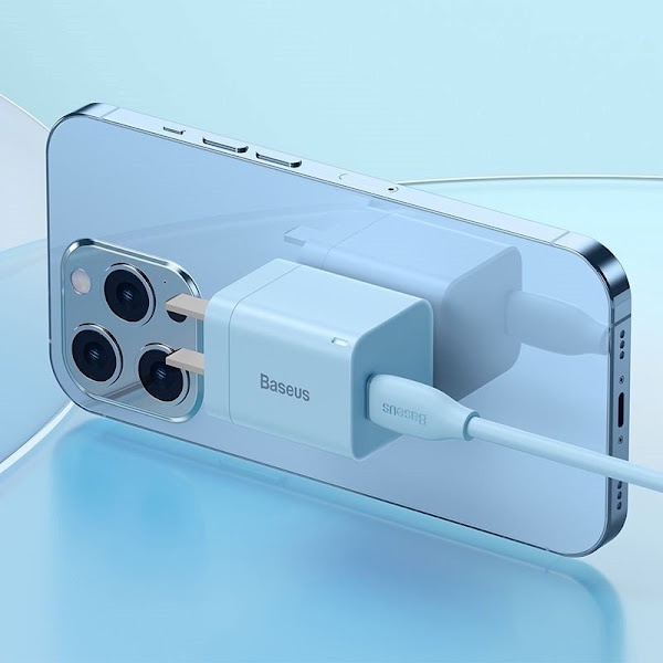 Bộ sạc nhanh PD20W Baseus Super Si Pro 1 cổng Type-C kèm dây sạc Type-C dành cho iPhone/iPad dài 1M
