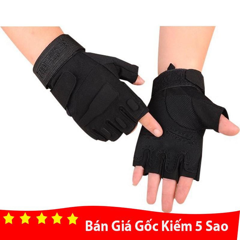 Găng tay Tập Gym Blackhawk - Găng tay xe máy phượt cụt ngón