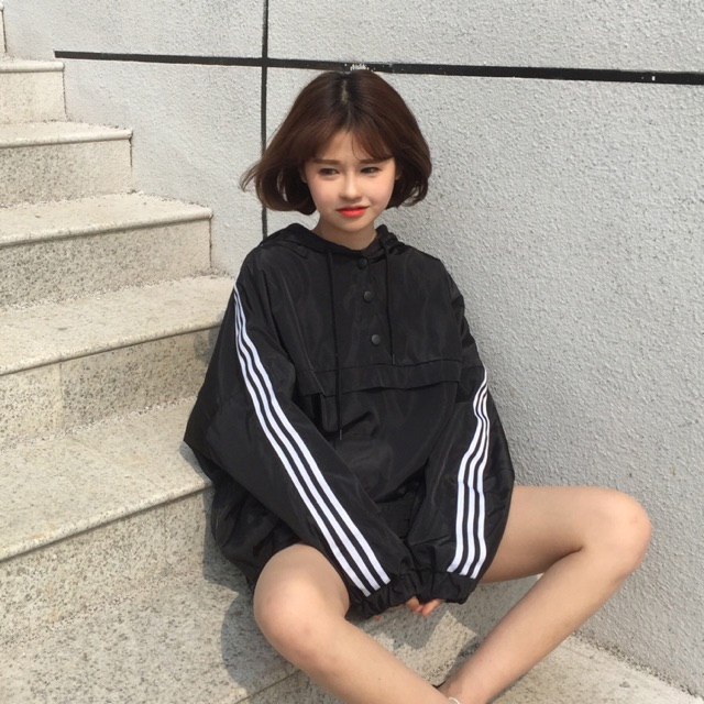 Áo khoác gió Ulzzang 3 line