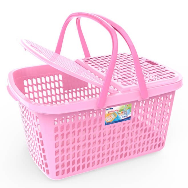 Giỏ đựng đồ đi sinh nhựa Duy Tân ( size đại và size lớn )