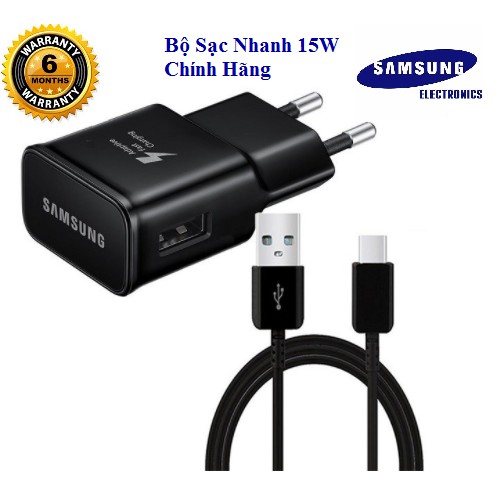 Củ sạc nhanh, Dây sạc Samsung Chính Hãng 15W - TA200 , Chân Type C, Micro ... Bảo Hành 6 tháng