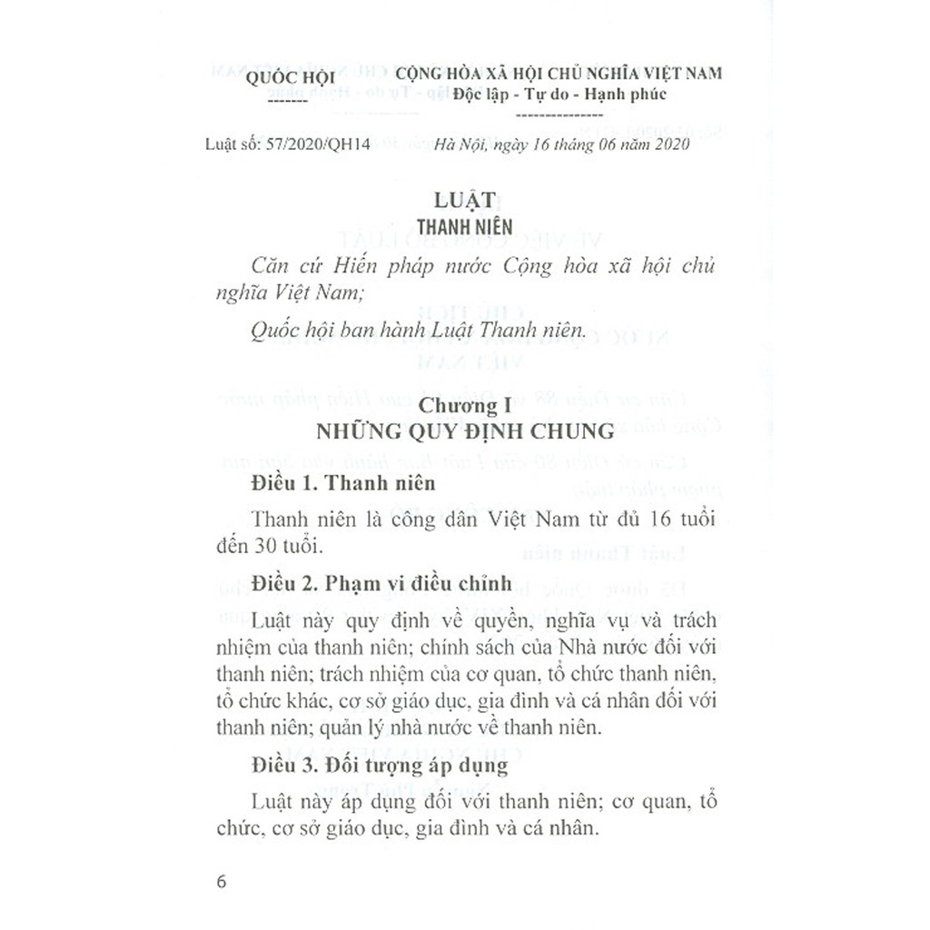 Sách - Luật Thanh Niên Năm 2020 | BigBuy360 - bigbuy360.vn