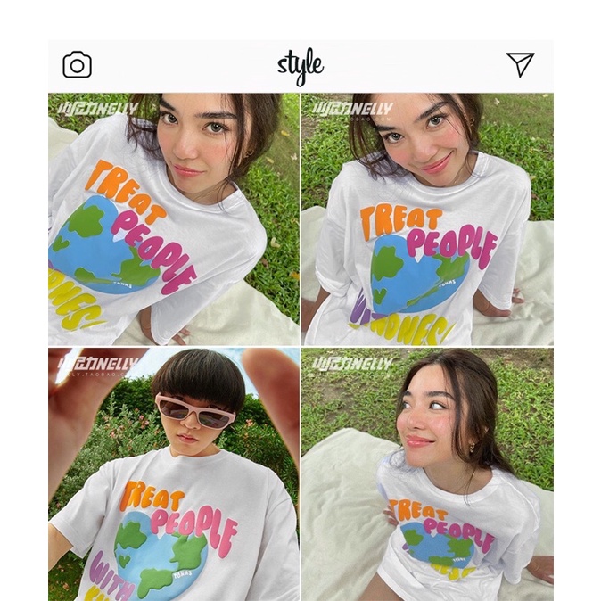 Áo phông nelly heybig sale (có sẵn) 19 treat people with kindness