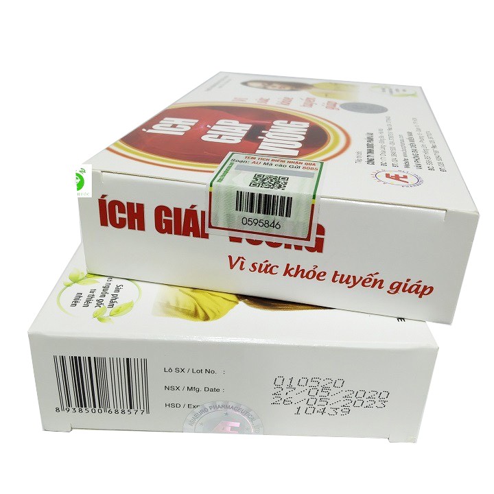 [MỚI] Ích Giáp Vương (Hộp 180 Viên) –Viên Uống Tăng Cường Sức Khỏe Tuyến Giáp - cvspharmacy