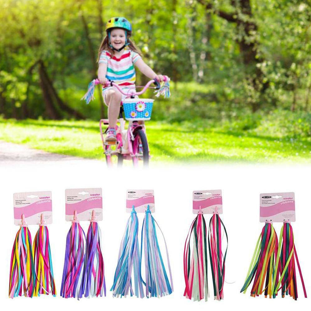Dây Tua Rua Polyester 30CM Màu Cầu Vồng Trang Trí Xe Đạp