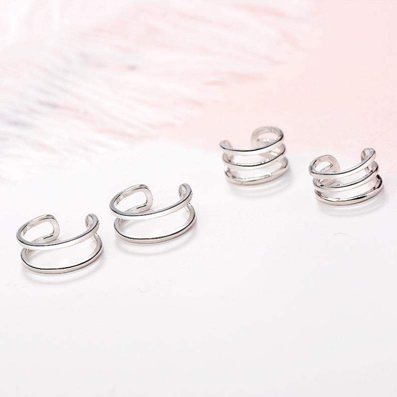 (0164) Kẹp Khuyên Vành Tai Cá Tính Năng Động Đơn Giản Các Loại