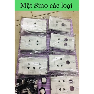 Mặt công tắc+ổ cắm Sino các loại