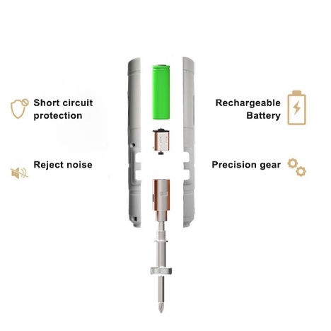 Máy vặn vít  ốc đinh pin sạc cầm tay mini, tô  vít điện tuốc nơ điện thoại sửa máy tính laptop