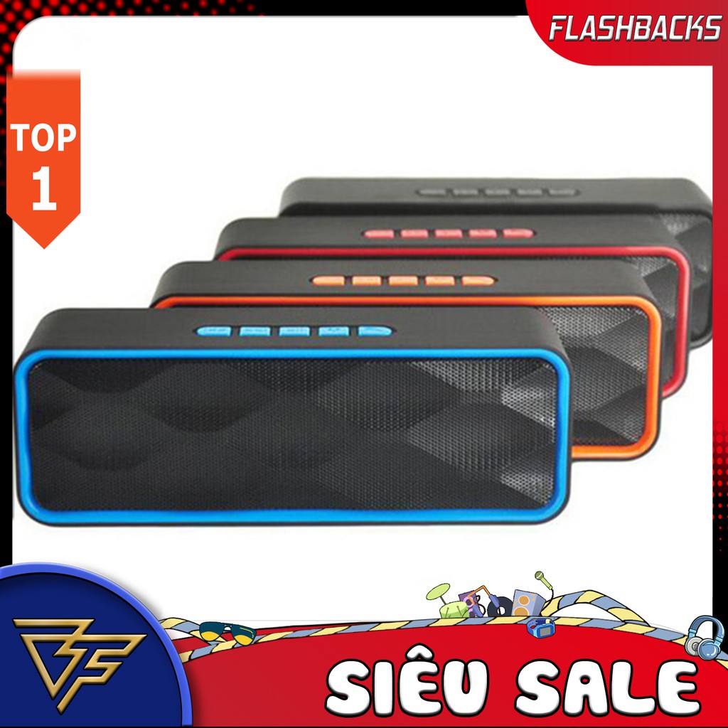 Loa Bluetooth SC211 Nghe Nhạc Mini Nhỏ Gọn Kết Nối Không Dây Đa Năng Dùng Được Usb Thẻ Nhớ - LSC