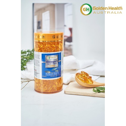 [GOLDEN HEALTH] Viên uống dầu cá hồi Omega-3 - Salmon Fish Oil Omega3 1000mg hộp 365 Viên | BigBuy360 - bigbuy360.vn