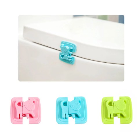 Khóa tủ lạnh an toàn cho bé hình thú ngộ nghĩnh, khóa cài cửa tủ hình thú nhiều màu tươi sáng bảo vệ bế khỏi kẹp tay