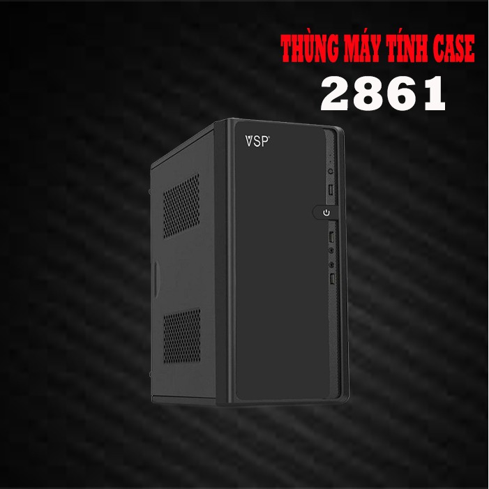 [Mã SKAMSALE03 giảm 10% đơn 200k] Thùng Máy Tính Case VSP 2861 (mATX) (KHT)