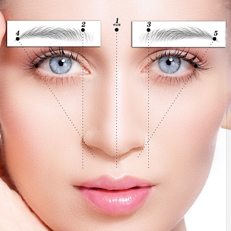 Bút Kẻ Lông Mày 4D Tự Nhiên Lâu Trôi Chống Thấm Nước