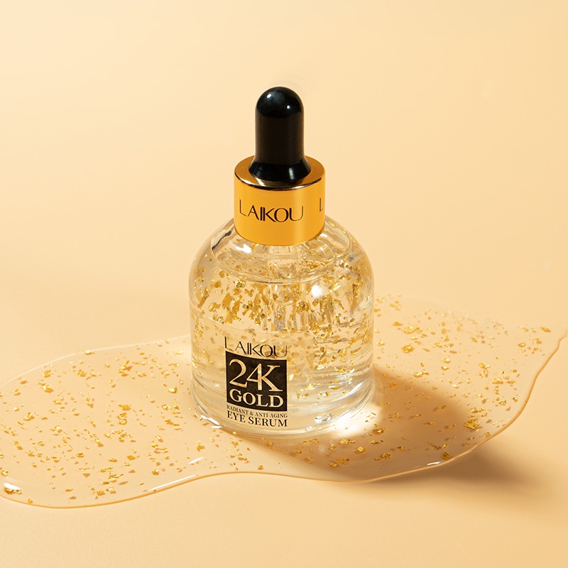 Tinh Chất Vàng 24K LAIKOU Chống Lão Hóa Giảm Quầng Thâm Mắt 30ml
