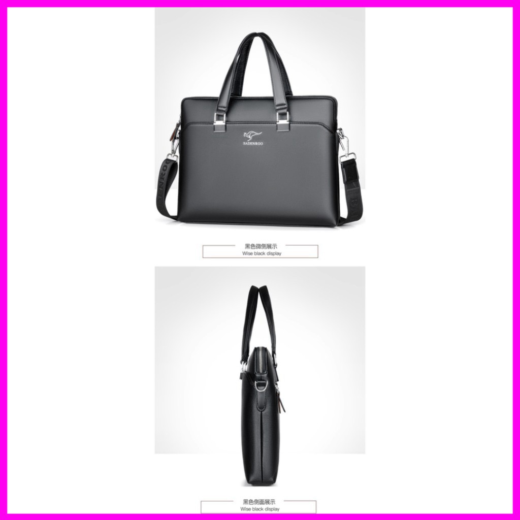 ❤️𝙁𝙍𝙀𝙀𝙎𝙃𝙄𝙋❤️ Túi xách nam nữ, túi xách công sở đựng laptop hàng Quảng Châu cao cấp BADENROO chống thấm nước T01