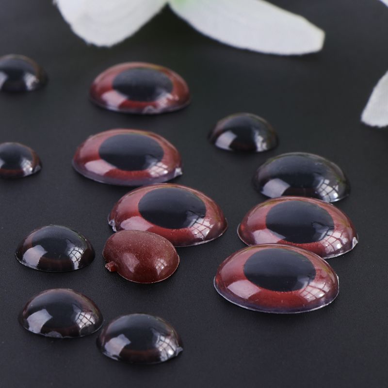 Bộ 90 Tròng Mắt Nhựa 10-12mm Dùng Cho Búp Bê / Thú Nhồi Bông