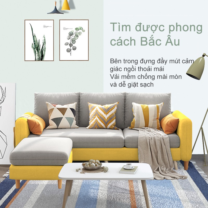 FU439 - Sofa Bắc Âu giường sofa công nghệ hiện đại căn hộ nhỏ nội thất chung cư phòng khách