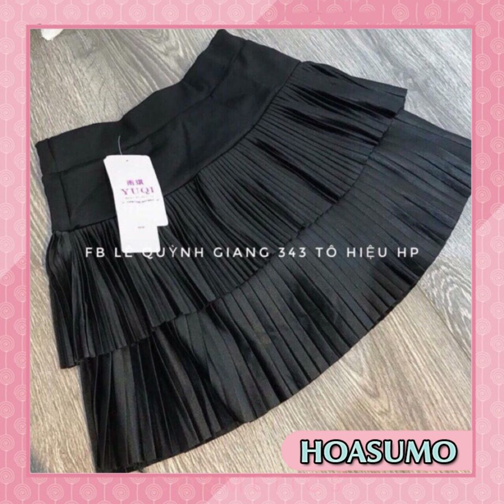 Chân váy 2 tầng đều ly size S M L