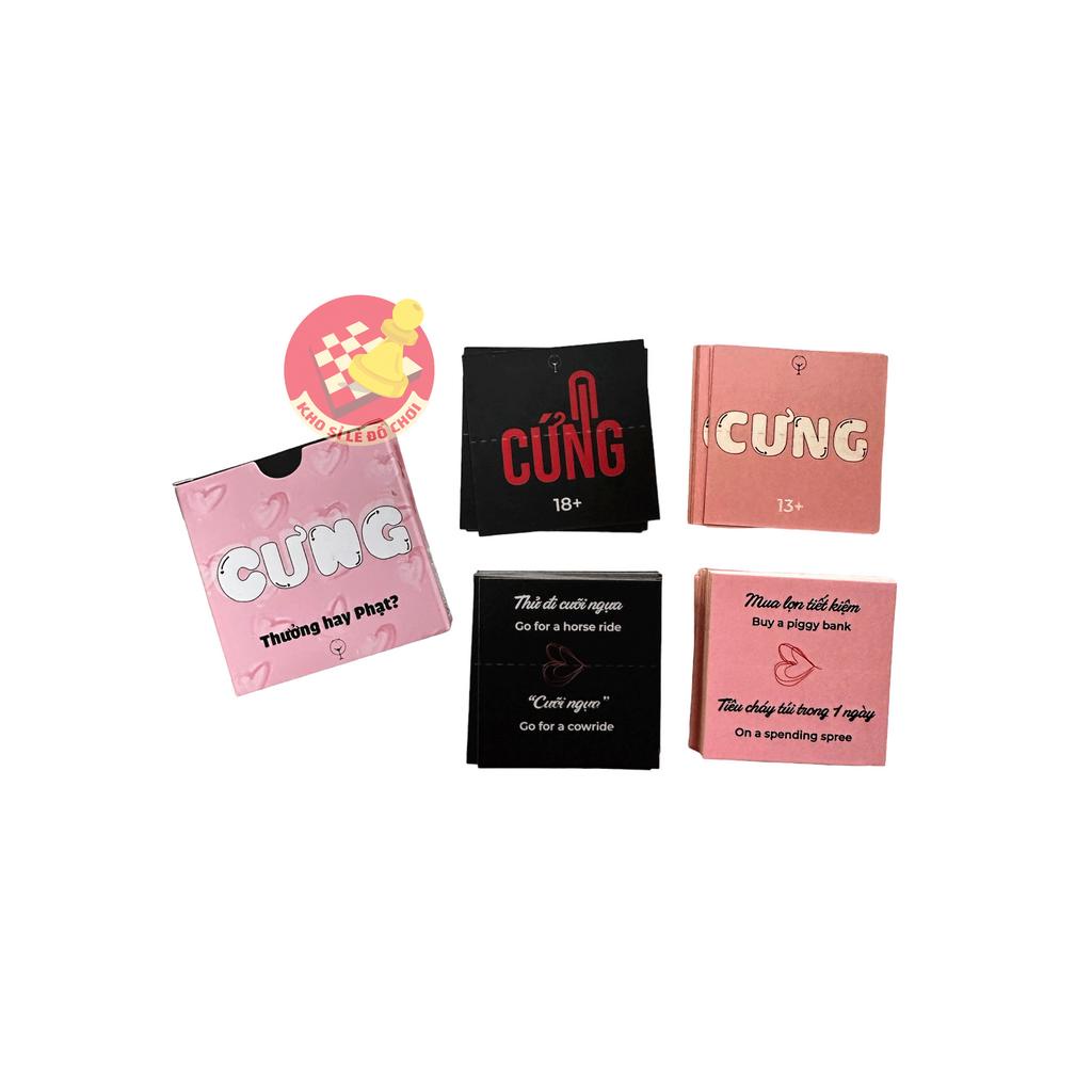 Bộ bài tình yêu lựa chọn Cưng Hay Cứng cho cặp đôi 54 lá, boardgame 18 cho couple