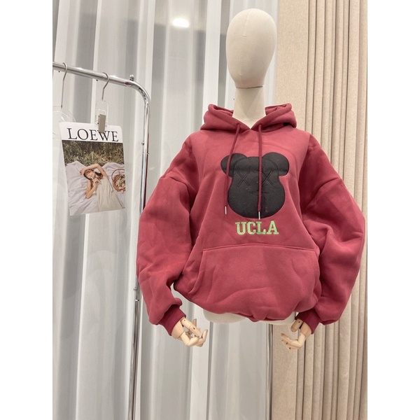 [ẢNH VIDEO THẬT 100%] Áo Hoodie Gấu Thêu Loại 1 From Rộng Unisex - Áo Nỉ Thu Đông Dài Tay Ulzzang Nam Nữ