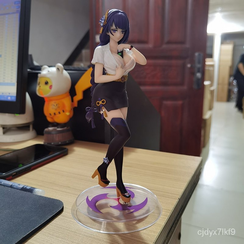 Mô hình Genshin Impact Raiden Shogun bằng PVC 22cm thích hợp để sưu tầm