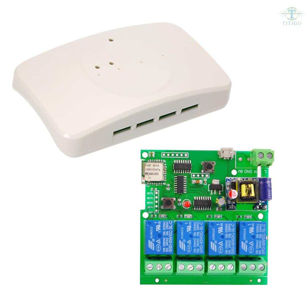 GOOGLE Công Tắc Điều Khiển Wifi Thông Minh Ewelink 4ch Dc 5v Ac85-220V