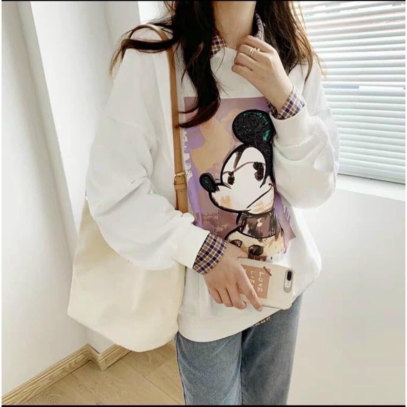 áo nỉ mickey