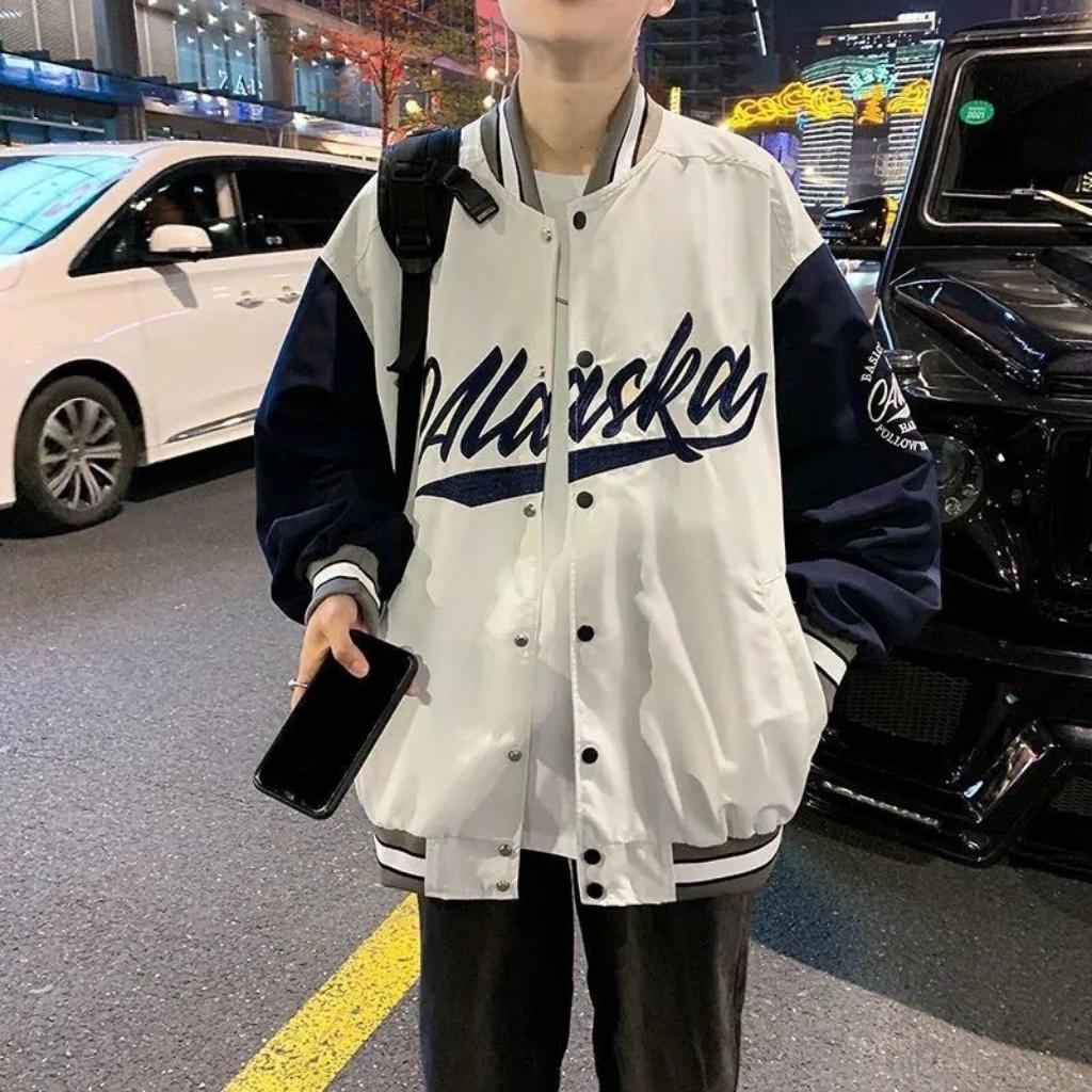 Áo khoác bomber nam nữ form rộng 2 lớp dù nam nữ ulzzang hottrend street style ALASKA AKD33 LECHAU Hàn Quốc rẻ đẹp