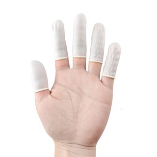 Set 100 Bao Ngón Cao Su Bảo Vệ Ngón Tay - Làm Nail, Thẩm Mỹ Viện