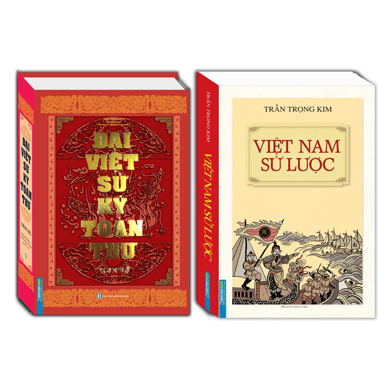 Sách - Combo Đại việt sử ký toàn thư và Việt Nam sử lược bìa cứng