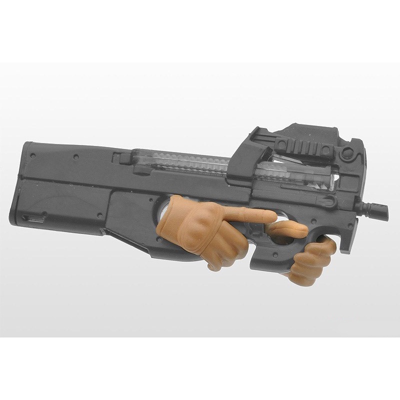 Mô hình phụ kiện Tomytec LittleArmory-OP6: figma Tactical Gloves 2 Handgun Set (Tan) [TMT]