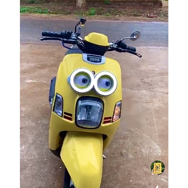Đèn minion trang trí cho xe máy và xe máy điện !