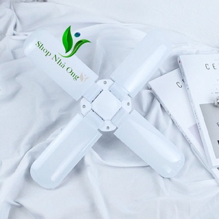 Bóng đèn led cánh quạt xếp ánh sáng trắng - 45W / 60W siêu sáng (3 cánh hoặc 4 cánh tùy chọn - bảo hành 6 tháng)